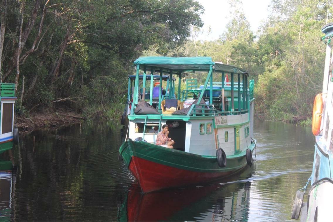 Orangutan Shaka Houseboat With Cabin Pangkalanbuun Buitenkant foto